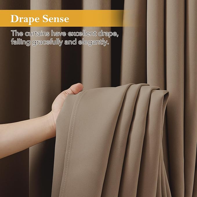 RYB HOME Blackout Thermal Insulated Curtain - Image 6