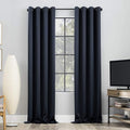 Sun Zero Nordic 2-pack Theater Grade Extreme 100% Blackout Grommet Curtain by SunZero%E2%84%A2