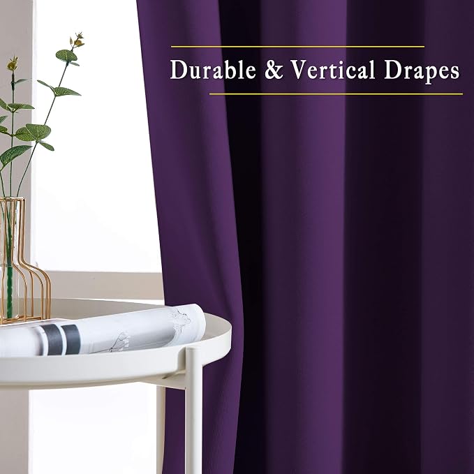 NICETOWN 72 inches Bedroom Curtains Panels - Image 3