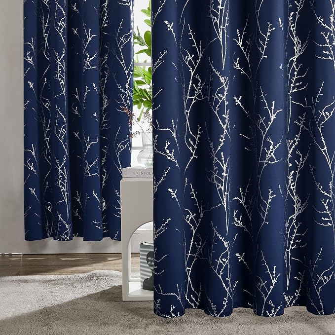 Deconovo Living Room Curtains 72 Inches Long, Thermal Insulated, Room Darkening - Image 3