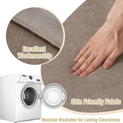 H.VERSAILTEX Full Size Armless Futon Mattress Covers for Traditional Japanese Futon Mattress Soft Chenille Couch Slipcovers Floor Mats Sofa Protector Zippered Sleeper Sofa Cover,Taupe