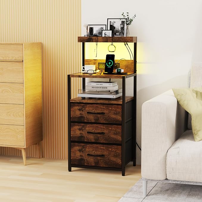 SZLHANJZ Night Stand, Nightstand - Image 8