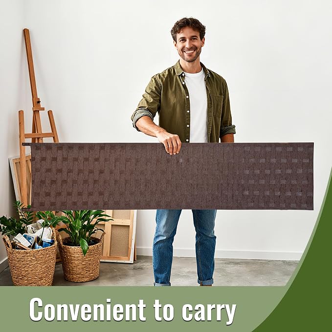 FDW Room Divider Wood Screen 6 Panel Folding Portable Partition Screens Wooden - Image 6