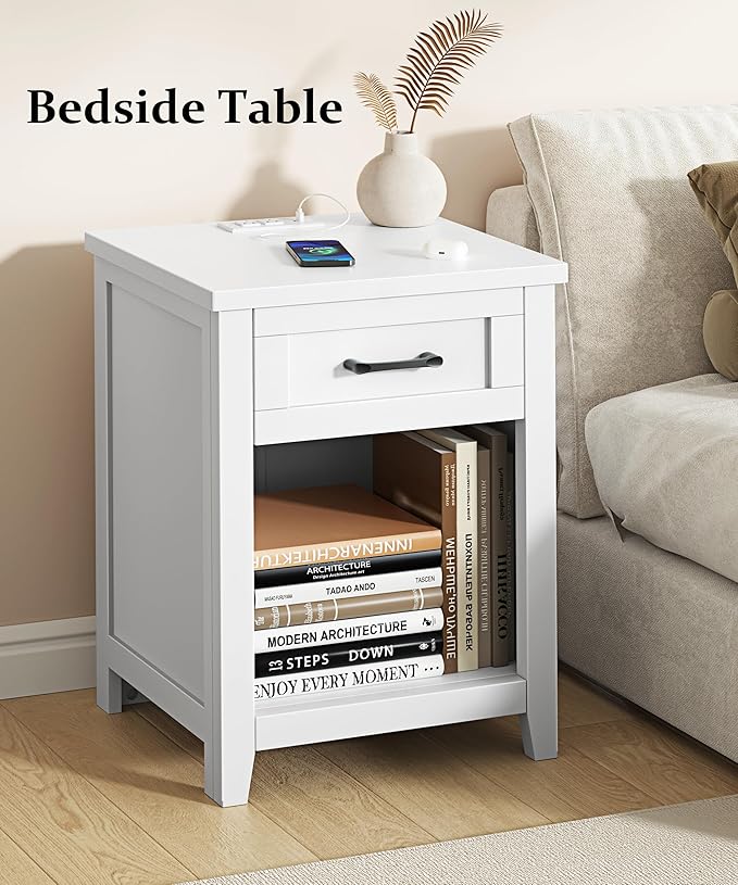 Decofy Farmhouse Nightstand - Image 4