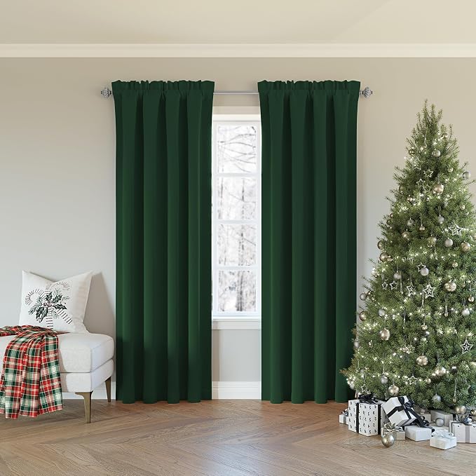 Sun Zero Oslo Theater Grade Extreme 100% Blackout Rod Pocket Curtain Panel by SunZero%E2%84%A2