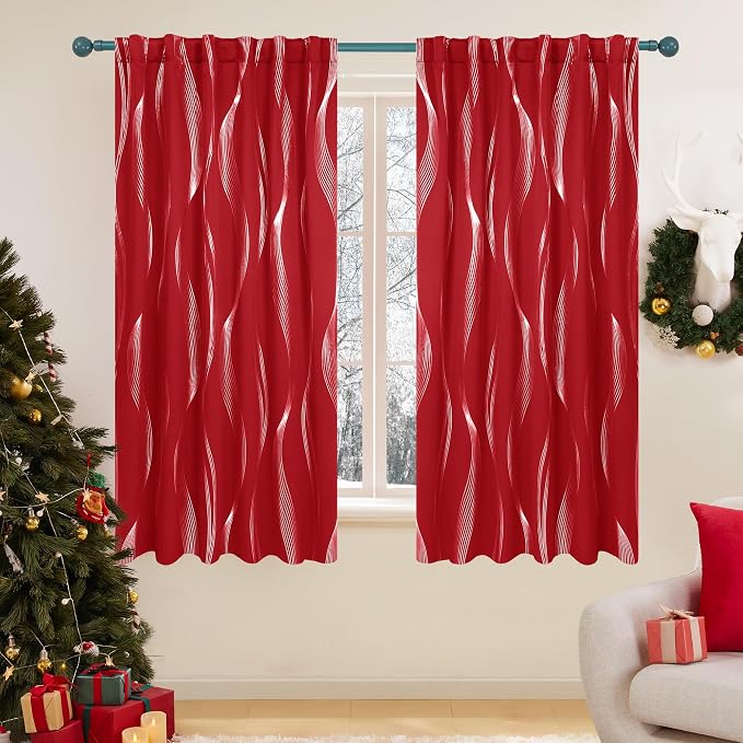 Deconovo Blackout Back Tab Curtains by Unknown