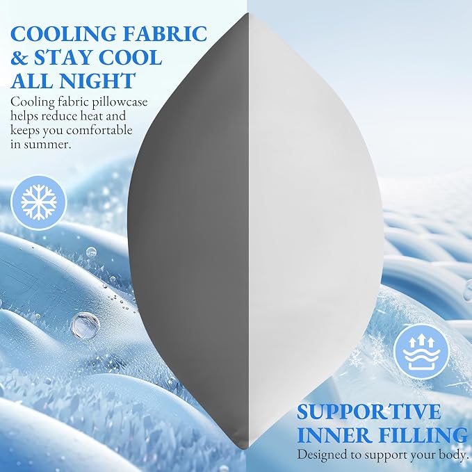 ELNIDO QUEEN Cooling Body Pillow Insert - Image 4