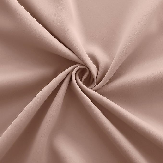 Coral Pink Loft Bed Curtains 45 Inch Length - Image 6