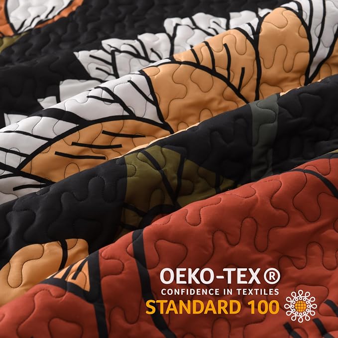 Quilt King Size, Reversible Polyester Coverlet Set - Image 7