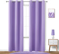 KOUFALL Lilac Purple Curtains 84 Inch Length by KOUFALL
