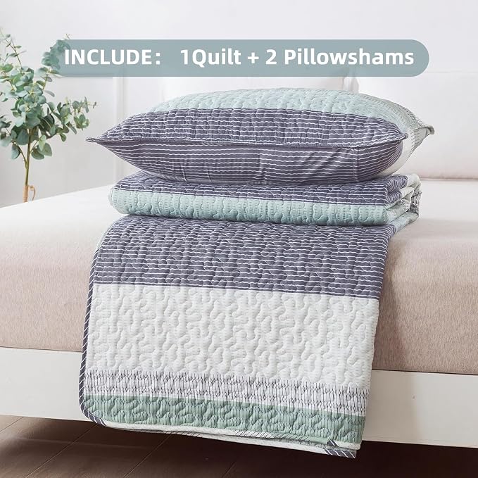 Oversized King Quilt Bedding Set, 2 Pillowcases（120x98 Inch） - Image 7