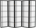 Red Lantern 5 ft. Tall Double Cross Shoji Screen by RedLantern