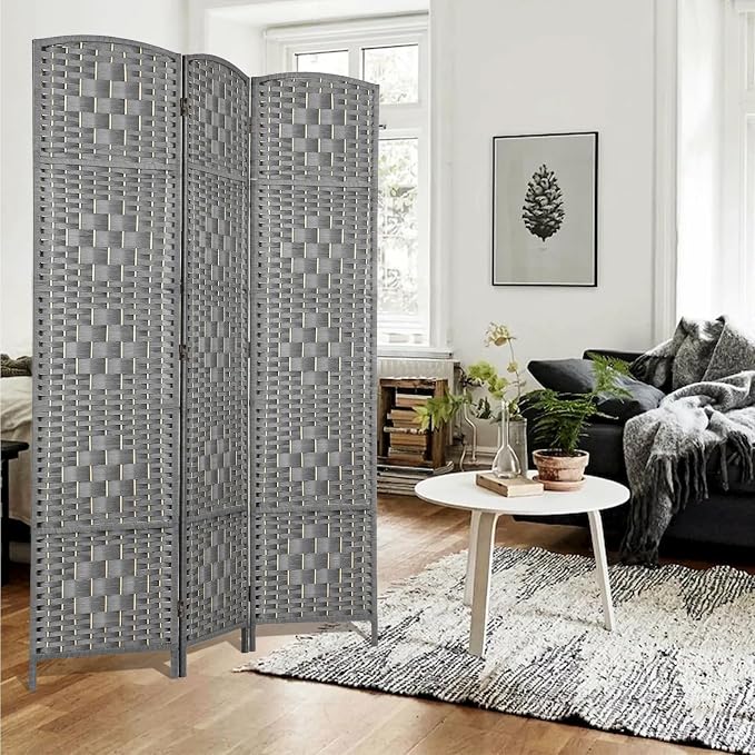 RHF Room Divider Panel, Partition Room Dividers, 3 Panel Privacy Screen by RoseHomeFashion