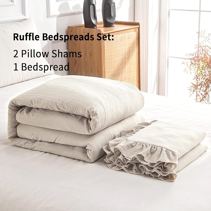 Bonlino Home Bedding Bedspread Set Quilt - Image 2