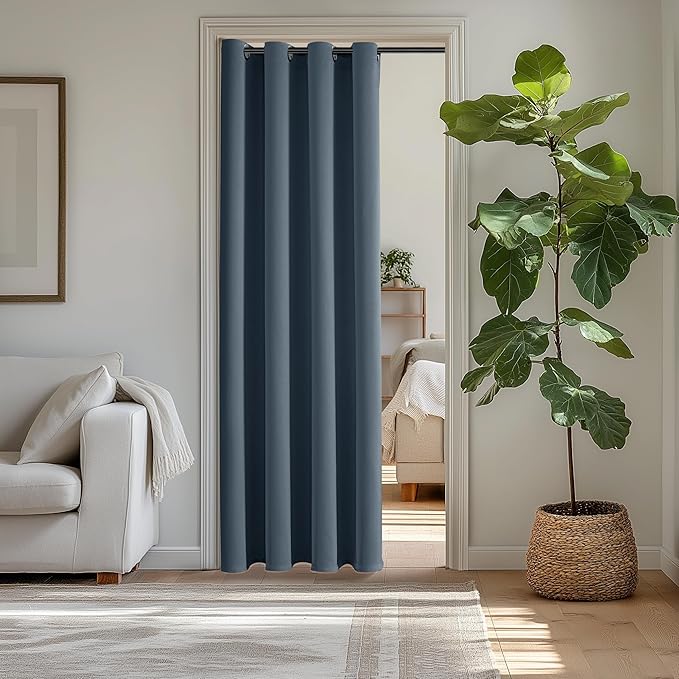 ChrisDowa Blackout Curtains Door Curtain by ChrisDowa