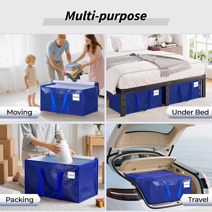 ukeetap 8 Pack Extra Large Clothes Storage Bins - Image 6