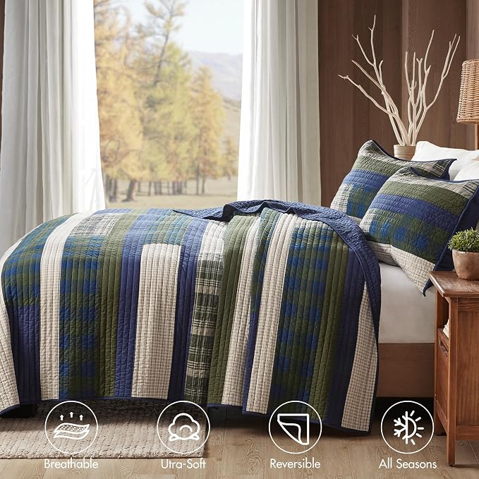 WOOLRICH Spruce Hill Reversible Quilt Set - Image 4