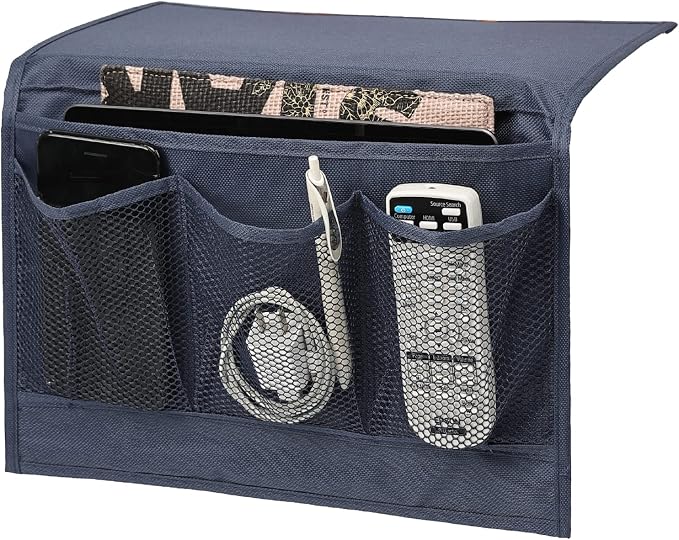 Surblue Bedside Caddy 4 Pockets Bedside Storage Organizer by SURBLUE
