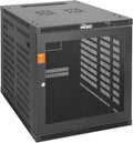Tecmojo 12U Wall Mount Rack Cabinet, Heavy-Duty 176 Lbs High Load Capacity, 19” Enclosed Server Network Rack with 2 Colling Fans, Mesh Door, 23.6” Deep – Elite Collection