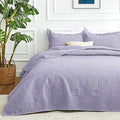 Love's cabin Quilts for Queen Bed Lavender Bedspreads Bedding Set by Lovescabin