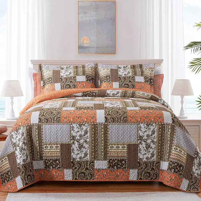 BEDIFANY 100% Cotton Cover Quilts Queen Size by BEDIFANY