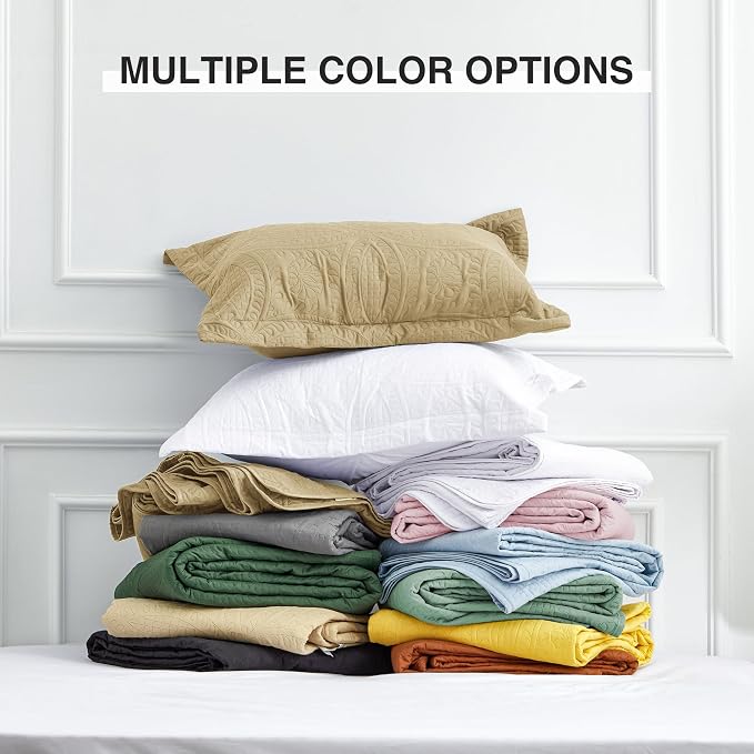 Love's cabin Quilts for Full Bed Camel Bedspreads Bedding Set - Image 8