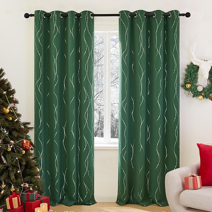 Deconovo Living Room Curtains 84 Inches Long, Thermal Insulated, Room Darkening by Unknown