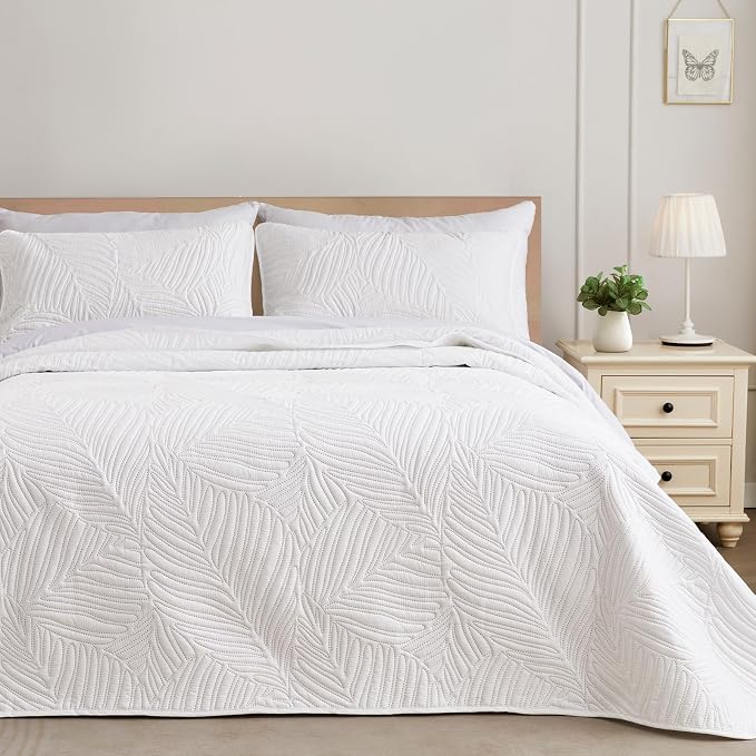 Exclusivo Mezcla 3-Piece Queen Quilt Bedding Set, Soft Microfiber Bedspread | by ExclusivoMezcla
