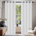 Deconovo Blackout Curtains for Bedroom and Living Room 84 Inches Long | Black by Unknown