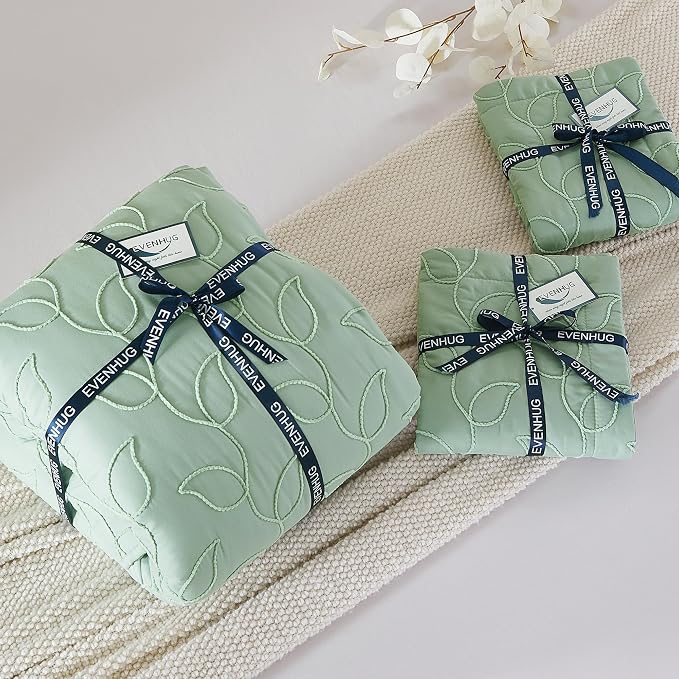 EVENHUG Quilt King Size Bedding Set - Image 7