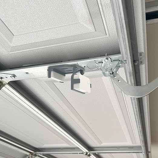 Garage Door Bracket for Ring Alarm Contact Sensor 2nd Gen – Gray Mount with Snap Clip & Screws – Secure Fit, Easy Install, Ring Compatible Accessory (1-Pack, Sensor Not Included)