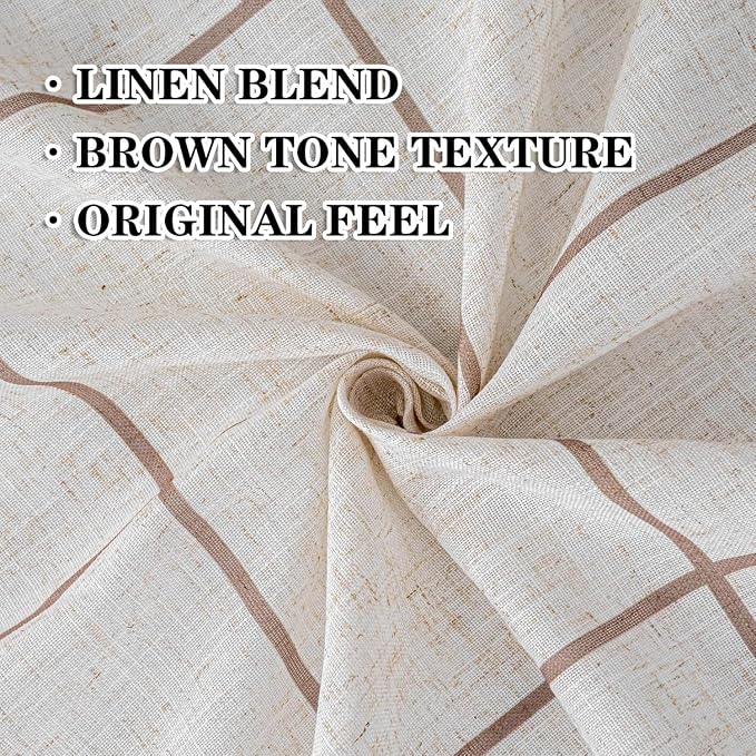 100% Blackout Curtains for Bedroom Room, 2 Thick Layers Thermal Insulated - Image 5