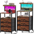 SZLHANJZ Nightstand Set of 2, by SZLHANJZ