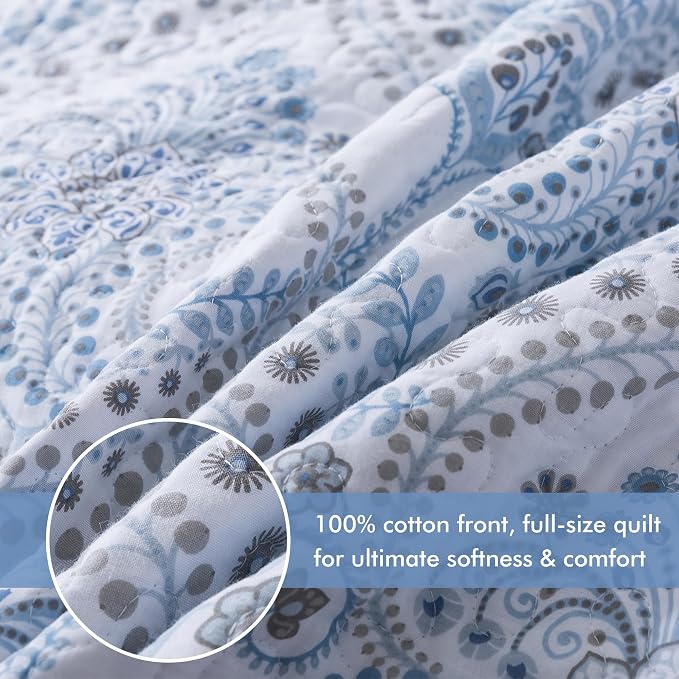 Etwel Lightweight Cotton Queen Size Quilt Set - Image 3