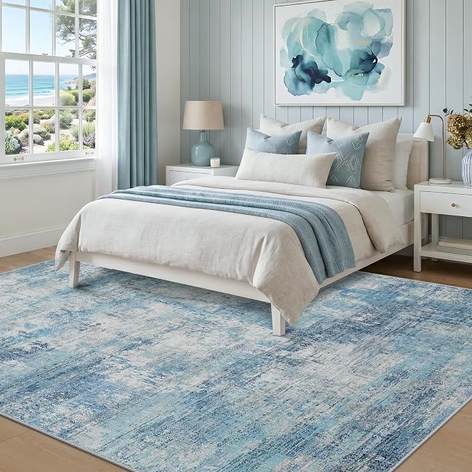 RELEANY Washable 6'x9' Abstract Area Rug - Image 3