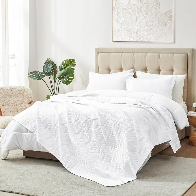 Hansleep White Quilt Queen Size - Image 2