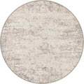 Round Area Rug Living Room: 4 ft Modern Washable Indoor Carpet | by FXRHLP
