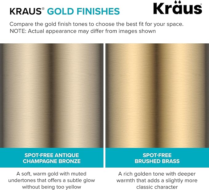 KRAUS Oletto Touchless Sensor Commercial Pull-Down Single Handle Kitchen Faucet with QuickDock Top Mount Assembly in Spot Free Antique Champagne Bronze, KSF-2631SFACB