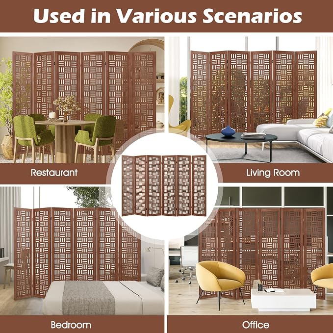 GIANTEX 6 Panel Folding Room Divider - Image 4