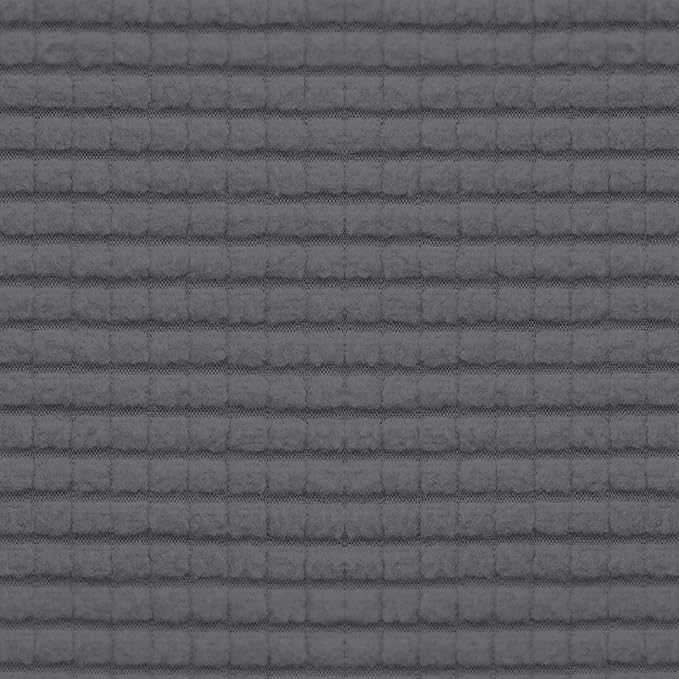 Easy-Going 6 Pieces Recliner Loveseat Stretch Sofa Slipcover Sofa Cover Furniture Protector Couch Soft with Elastic Bottom Kids, Spandex Jacquard Fabric Small Checks Gray