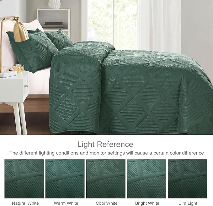 Exclusivo Mezcla Twin Size Quilt Set, Modern Striped Pattern, Lightweight - Image 3