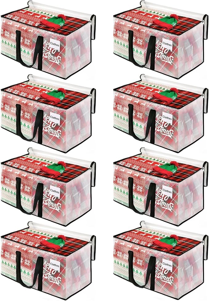 BlissTotes Moving Bags, 76L 8-Pack Storage Bags, Moving Boxes | Moving Box by BlissTotes