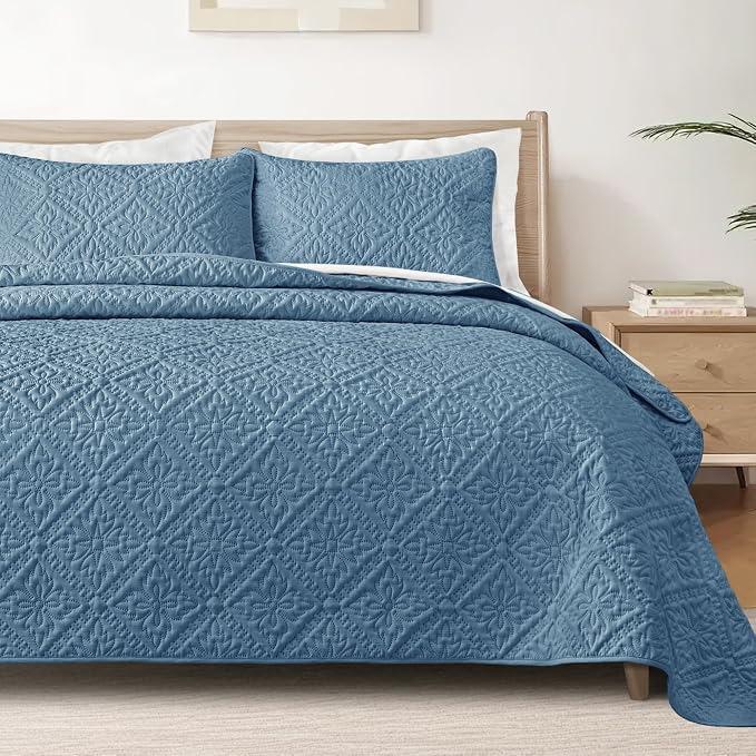 Exclusivo Mezcla California King Quilt Set, All Season Bedding by ExclusivoMezcla