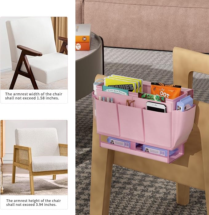 Bedside Caddy Organizer, Bed Caddy - Image 5
