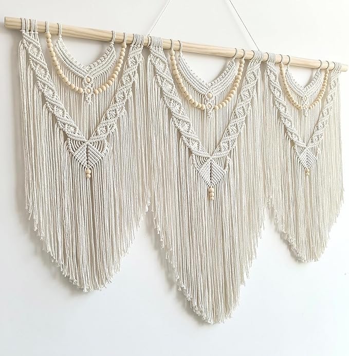 Achart Macrame Wall Hanging Large- Boho Wall Decor- large wall art- Wall Decor - Image 4