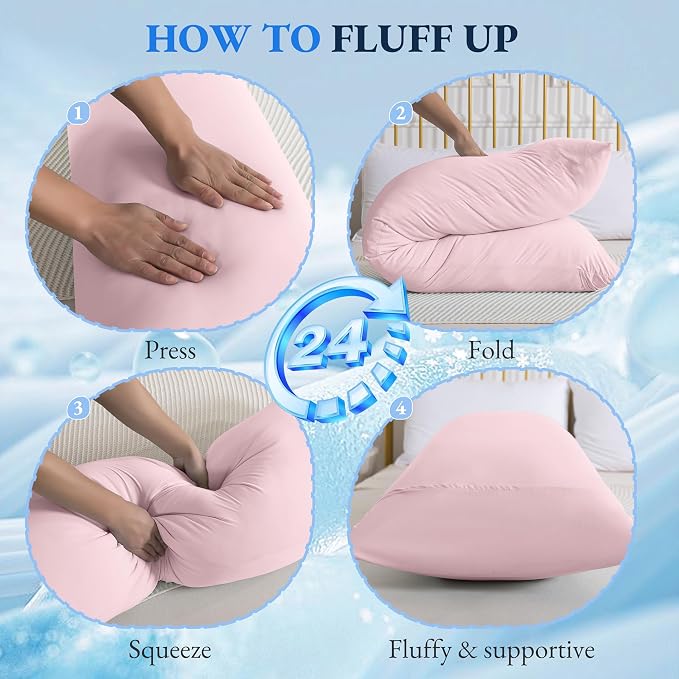 ELNIDO QUEEN Cooling Body Pillow Insert - Image 8