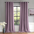 MIULEE Velvet Curtains Lavender 52 x 96 Inch Length Set of 2 | Grommet Drapes by MIULEE