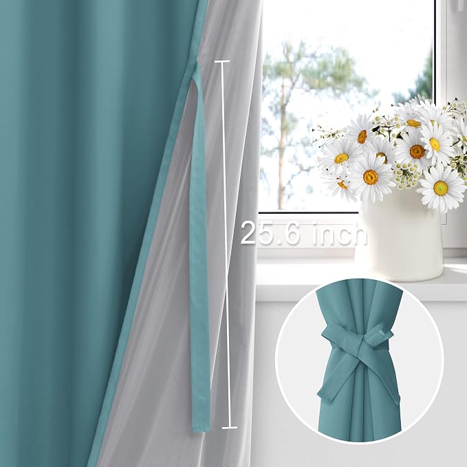 XWZO 100% Blackout Curtains - Image 3