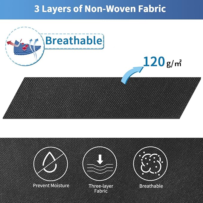 Blanket Storage Bags 120L for Comforter Clothes Bedding 2 Pack Black | - Image 4