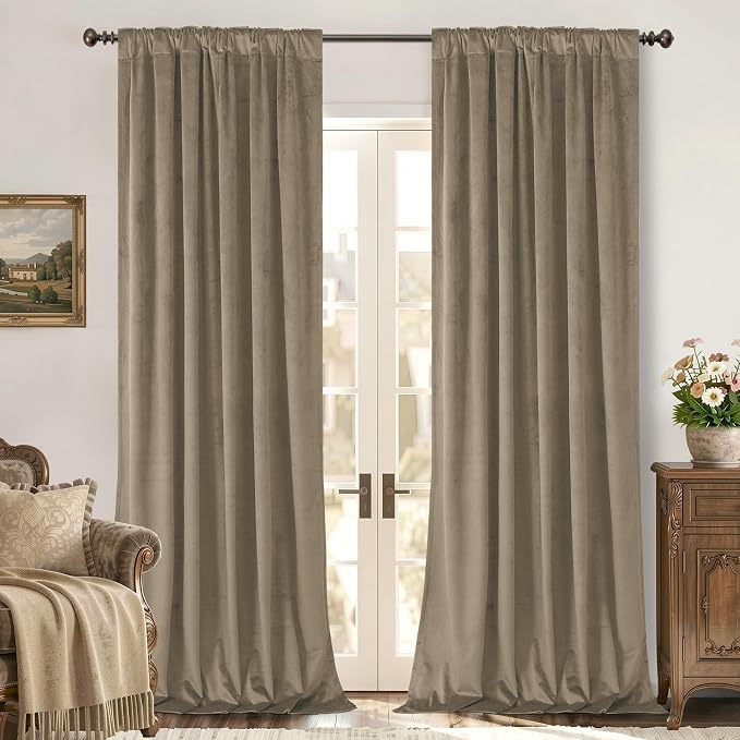 BGment Velvet Curtains 96 Inches Long - Image 2